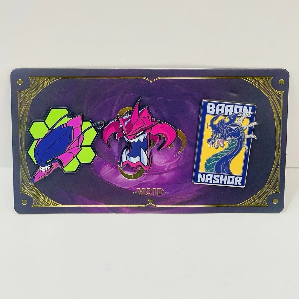 League Of Legends Void 2019 Pin Badge Riot Games Baron‎ Nashor Kha'Zix Cho'Gath